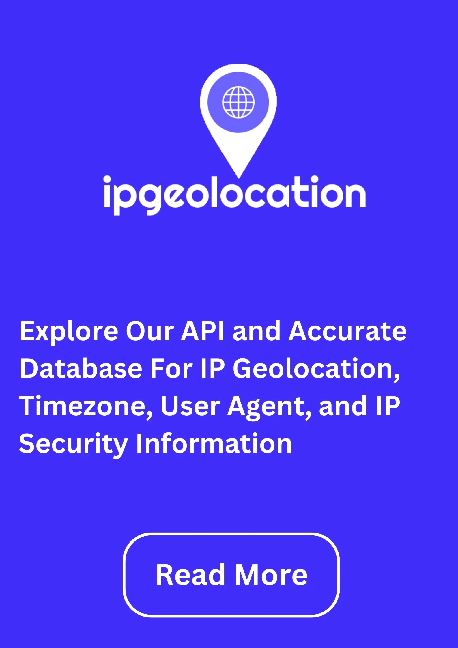 IPGeolocation API & database-Threat Intelligence